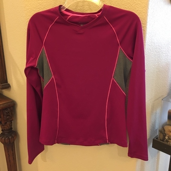 CHAMPION Dark Pink Double Dry Top Size Medium - Picture 1 of 6